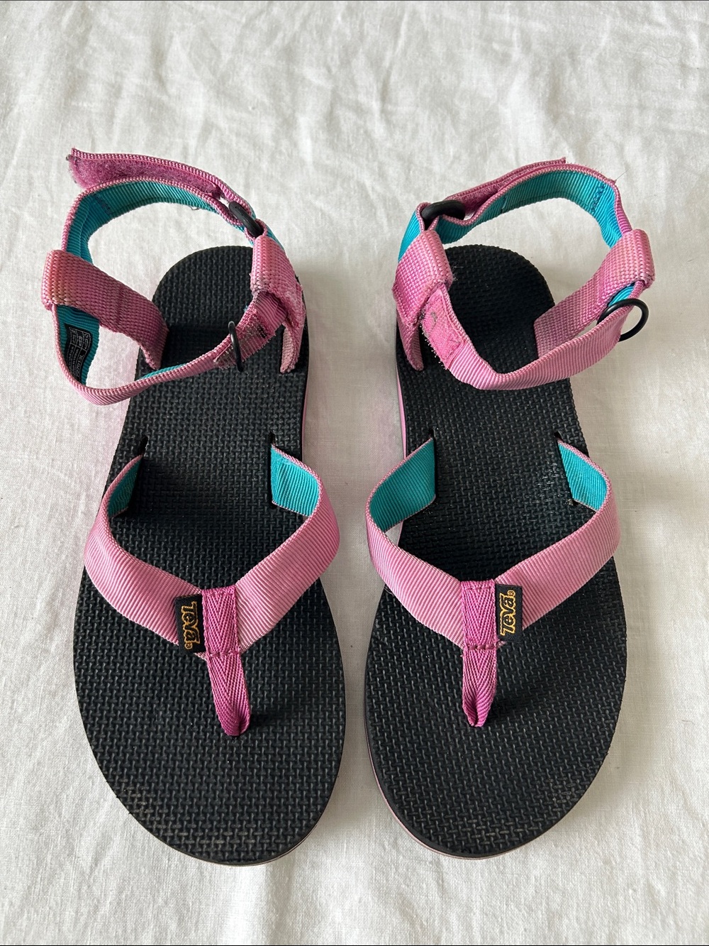 Women’s Pink Teva Style Outdoor Sandals, Sz. 8, Like New.